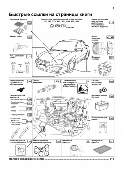 Subaru Impreza 2000-2007, рестайлинг 2002 и 2005. Книга, руководство по ремонту и эксплуатации автомобиля. Легион-Aвтодата