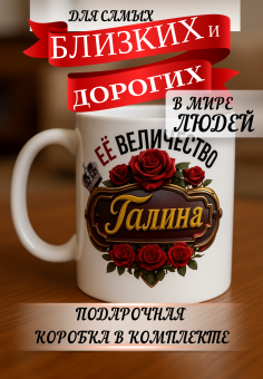Кружка подарок Ее величество Галина