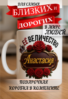 Кружка подарок Ее величество Анастасия