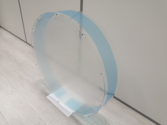 Круглый акриловый короб для голографического вентилятора 65 см