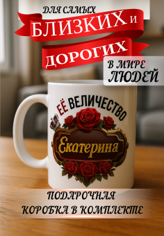 Кружка подарок Ее величество Екатерина