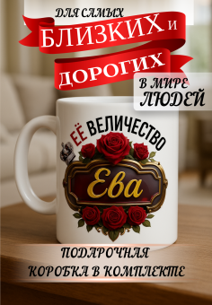 Кружка подарок Ее величество ЕВА