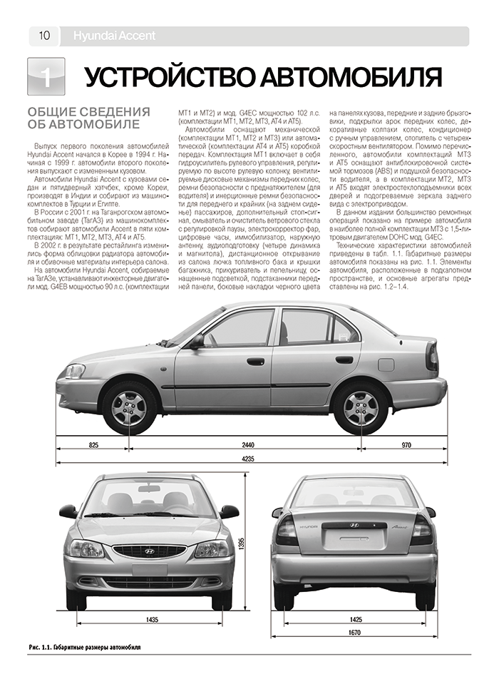 Hyundai Accent с 2002 г. Книга, руководство по ремонту и эксплуатации. Третий Рим