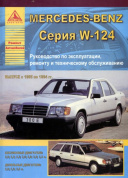 Mercedes-Benz E-класс W124 1985-1994. Книга, руководство по ремонту и эксплуатации. Атласы Автомобилей