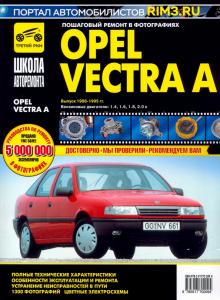 Opel Vectra A с 1988 - 1995 гг. Книга, руководство по ремонту и эксплуатации. Третий Рим