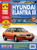 Hyundai Elantra 3 с 2000-2006 г. Книга, руководство по ремонту и эксплуатации. Третий Рим