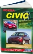 Honda Civic. Леворульные с 2001-2005. Книга, руководство по ремонту и эксплуатации. Легион-Автодата