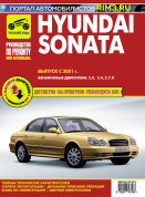 Hyundai Sonata с 2001 г. Книга, руководство по ремонту и эксплуатации. Третий Рим
