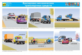 Плакат: Буксировка механических транспортных средств