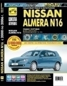 Nissan Almera N16 2000-2006 г. Книга, руководство по ремонту и эксплуатации. Третий Рим