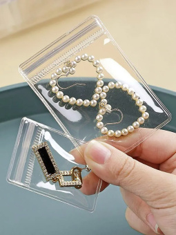 Прозрачные зип-пакеты 9*13 см