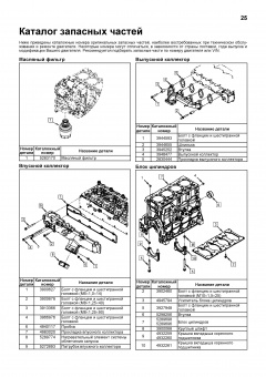 Двигатель Cummins ISF 3.8. (ГАЗ, МАЗ,  ПАЗ, FOTON). Книга, руководство по ремонту. Легион-Aвтодата