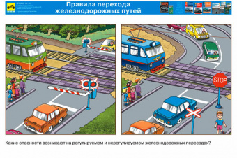 Детская дорожная безопасность (16 плакатов)