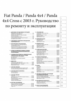 FIAT PANDA 4X4 CROSS с 2003 Книга, руководство по ремонту и эксплуатации. Монолит