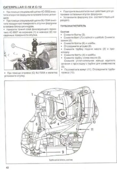 Caterpillar дизельные двигатели С10, C12. Книга, руководство по ремонту и ТО. СпецИнфо