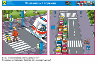 Детская дорожная безопасность (16 плакатов)