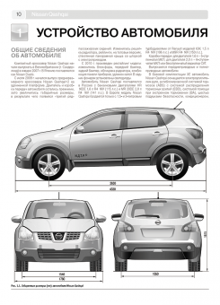 Nissan Qashqai с 2007г. Книга, руководство по ремонту и эксплуатации. Третий Рим
